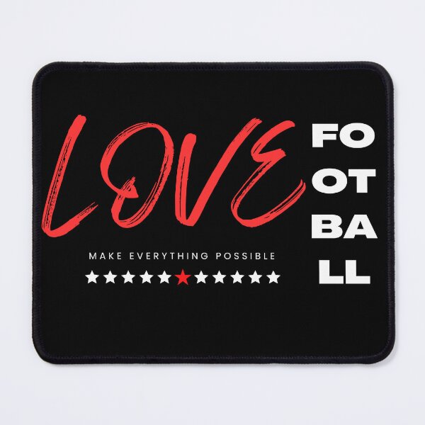 Artikel-Vorschau von Liebe Fußball rot, designt und verkauft von Grafixfun.
