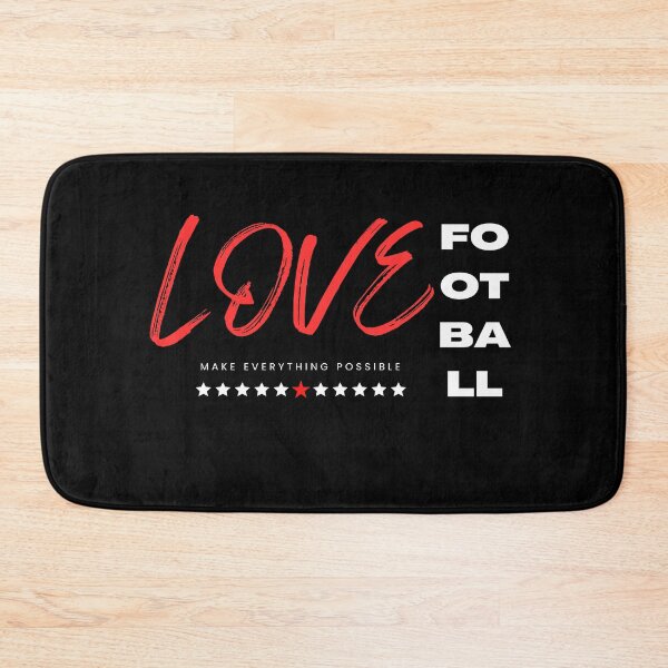 Item preview, Love football red designed and sold by Grafixfun.