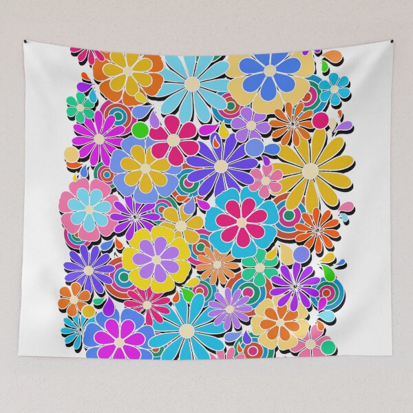 Item preview, Colorful Flower Power Art  designed and sold by Alondra.