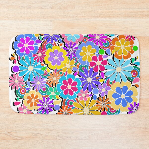 Item preview, Colorful Flower Power Art  designed and sold by Alondra.