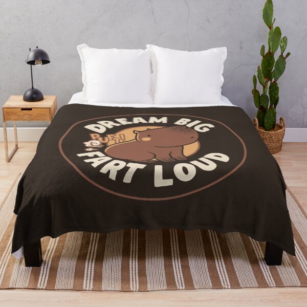 Item preview, Dream Big Fart Loud Capybara by Tobe Fonseca designed and sold by Tobe Fonseca®.