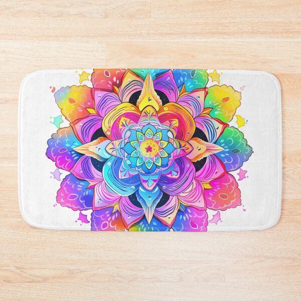 Item preview, Mandala is a vibrant symbol, a sticker for meditation on any surface  designed and sold by MartynGrey.