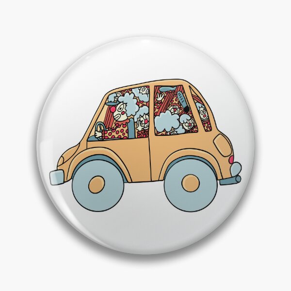 Item preview, Clown Car morning carpool designed and sold by artcre8ta.
