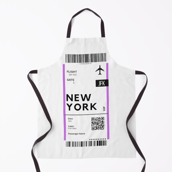 Item preview, New York - USA Airplane Boarding Pass designed and sold by RoamInk.