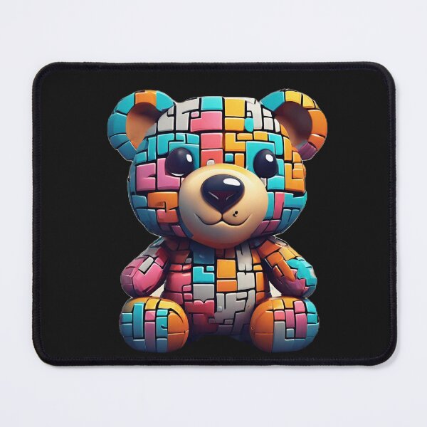 Item preview, Teddy blue bear funny cute designed and sold by Touchdao.