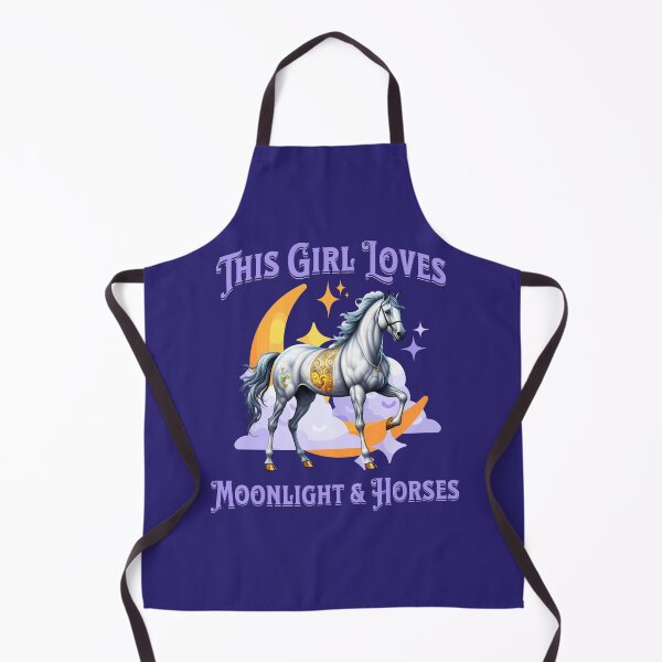 Item preview, This Girl Loves Moonlight and Horses designed and sold by Sarah Wainwright.
