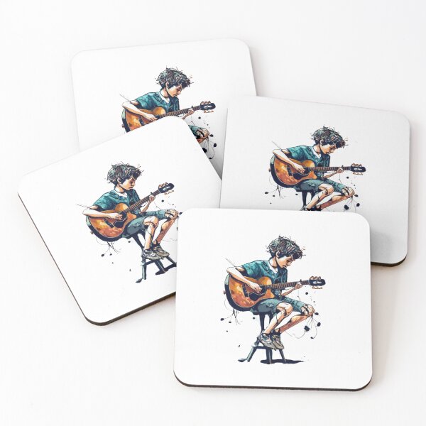 Item preview, Boy Playing the Guitar designed and sold by Sketch-Shack.