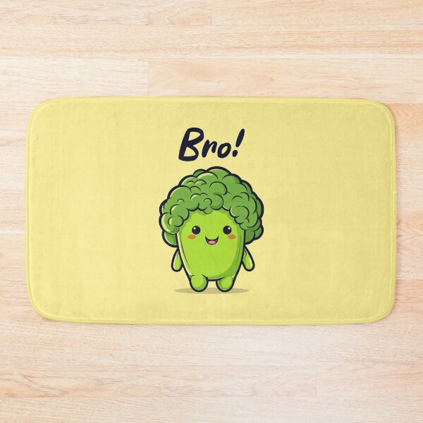 Item preview, Bro! || Funny Broccoli Character designed and sold by MadSwellDesigns.