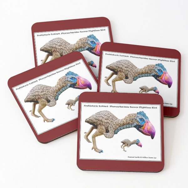 Item preview, Prehistoric Phorusrhacidae Terror Bird Print designed and sold by posterbobs.