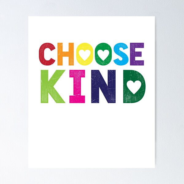 Choose Kindness Sticker for Sale by abbyleal  Modern graphic design,  Graphic design, Sticker collection