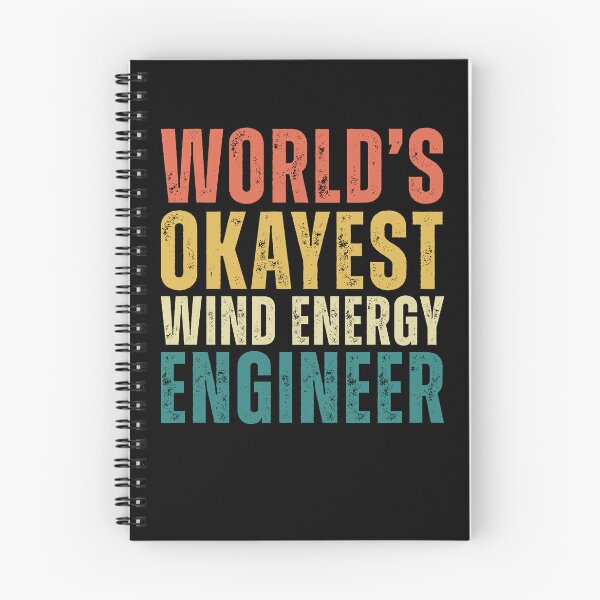 Item preview, Retro Worlds Okayest Wind Energy Engineer designed and sold by kamrankhan.
