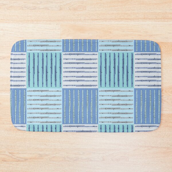 Item preview, Flute Crosshatch Blue Pattern designed and sold by BartholGraphics.