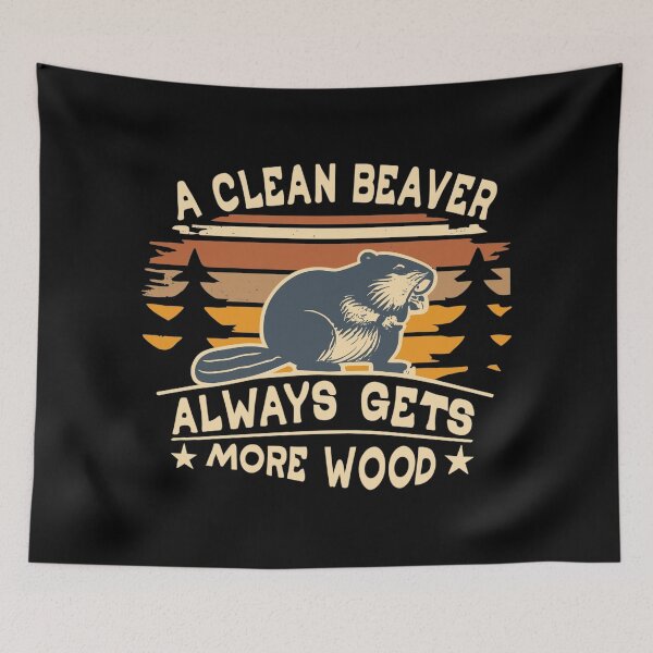 Item preview, Funny, A Clean Beaver Always Gets More Wood, Joke Sarcastic T-Shirt designed and sold by YJHDesign.