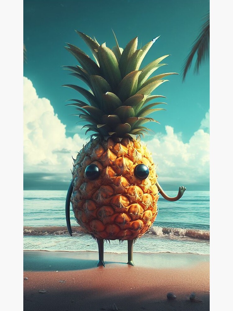 Pineapple Owl Poster