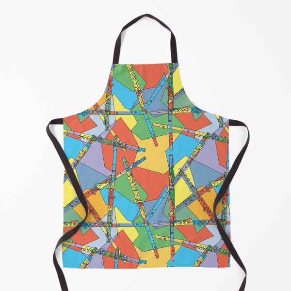 Item preview, Colorful Abstract Flute Pattern designed and sold by BartholGraphics.