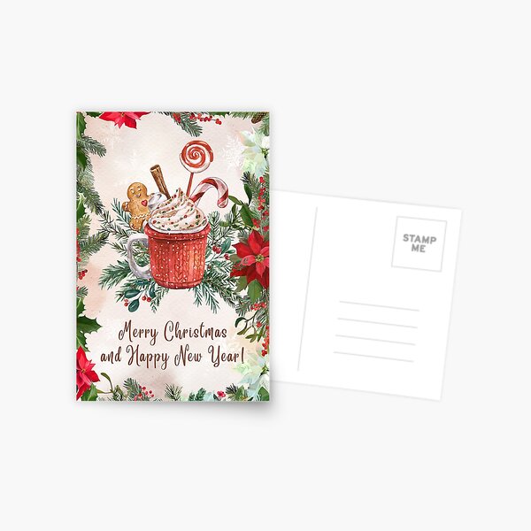 Christmas Recipe Cards Holly 4x6 Cards -Set of 12 - The Bedford Life