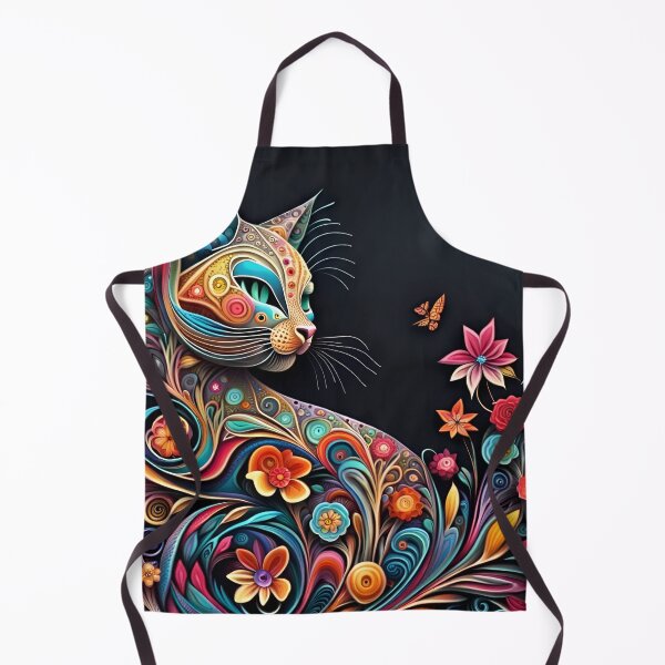 Item preview, Stylised Floral Cat designed and sold by KirstenStar.