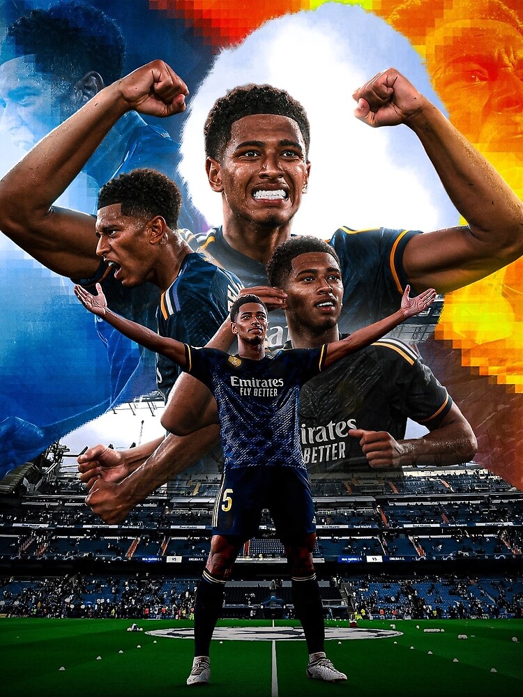 “JUDE BELLINGHAM GOAL CELEBRATION NEW CLUB 2023 2024” Poster for Sale