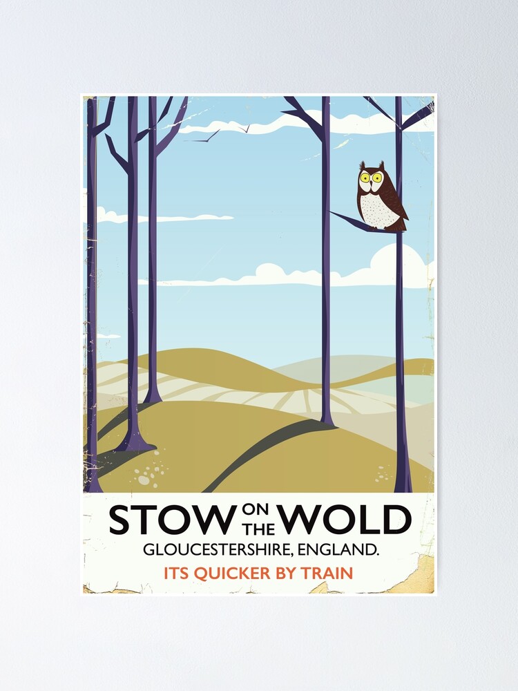 Alternate view of stow on the wold Poster