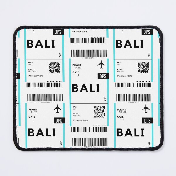 Item preview, Bali - Indonesia Airplane Boarding Pass designed and sold by RoamInk.