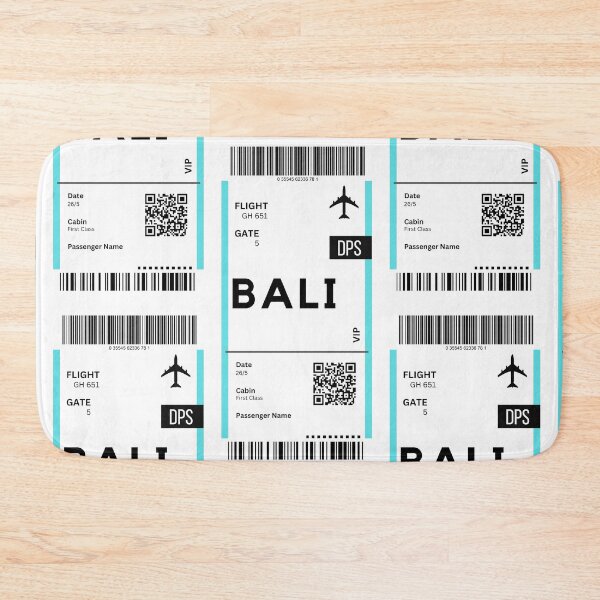 Item preview, Bali - Indonesia Airplane Boarding Pass designed and sold by RoamInk.