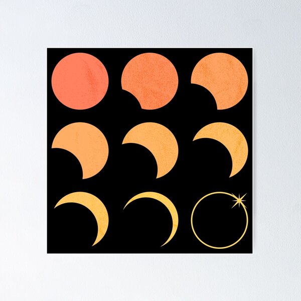 Item preview, Minimal Solar Eclipse designed and sold by sachpica.