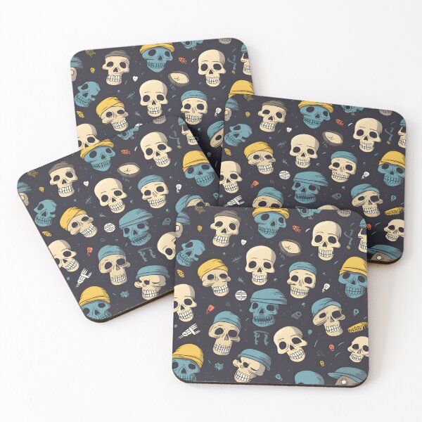 Item preview, Skull seamless wallpaper. designed and sold by Witchanun Komutthong.