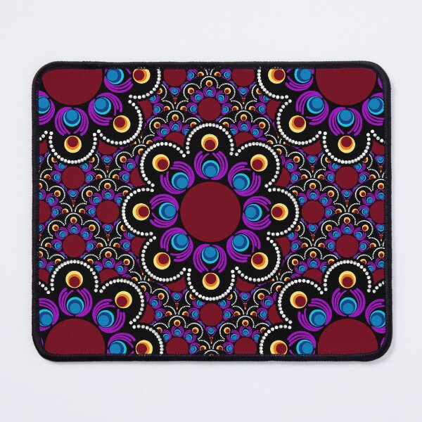 Item preview, Eye of the Storm Dot Mandala Scale Tile Pattern designed and sold by Triplicate Limited.