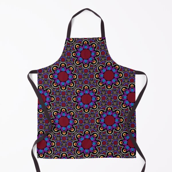 Item preview, Eye of the Storm Dot Mandala Scale Tile Pattern designed and sold by Triplicate Limited.