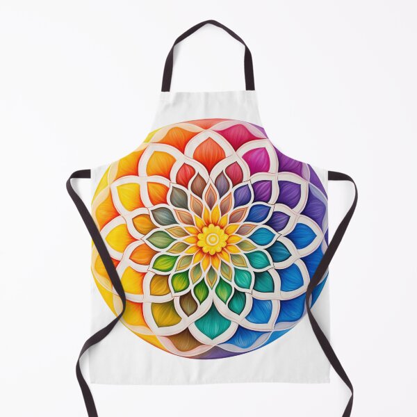 Item preview, Mandala Round Symbol , a sticker for meditation on any surface  designed and sold by MartynGrey.