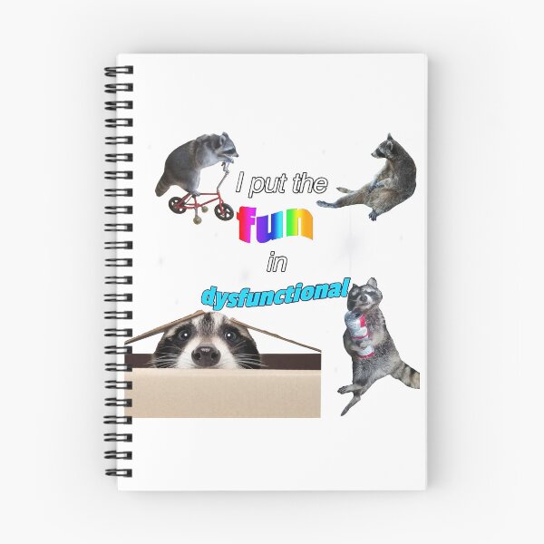 Item preview, I put the fun in dysfunctional raccoon  designed and sold by KeelinX.
