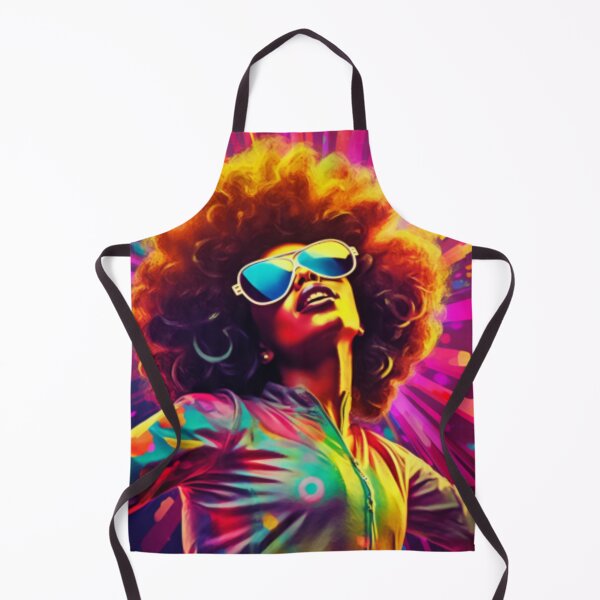 Item preview, Colourful Funky Afro Girl designed and sold by NortonArt.