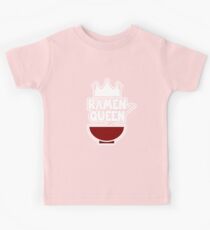 Ramen-Königin - lustiges Ramen-Nudel-Design Kinder T-Shirt