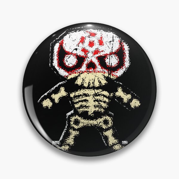Item preview, LUCHADOR O M SUGAR SKULL VINTAGE 4 HAPPY HALLOWEEN designed and sold by the Zarock Shop.