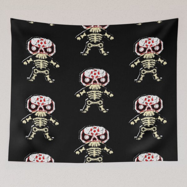 Item preview, LUCHADOR O M SUGAR SKULL VINTAGE 4 HAPPY HALLOWEEN designed and sold by the Zarock Shop.