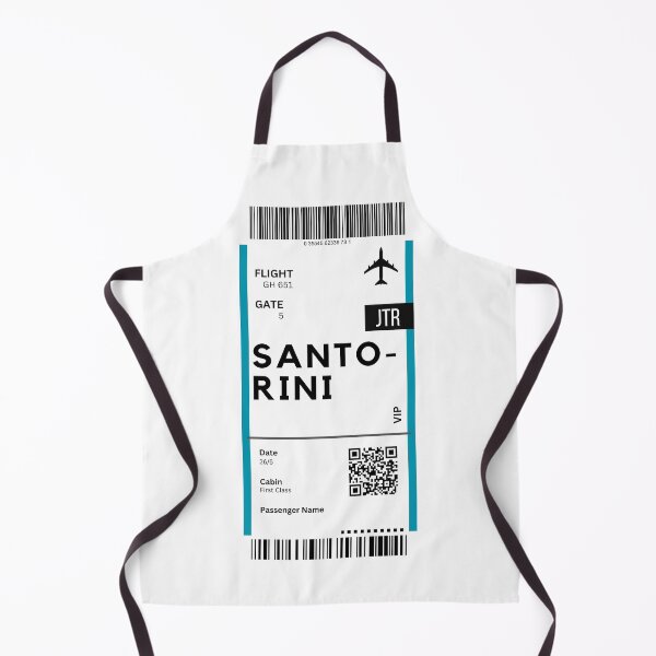 Item preview, Santorini - Greece Airplane Boarding Pass designed and sold by RoamInk.