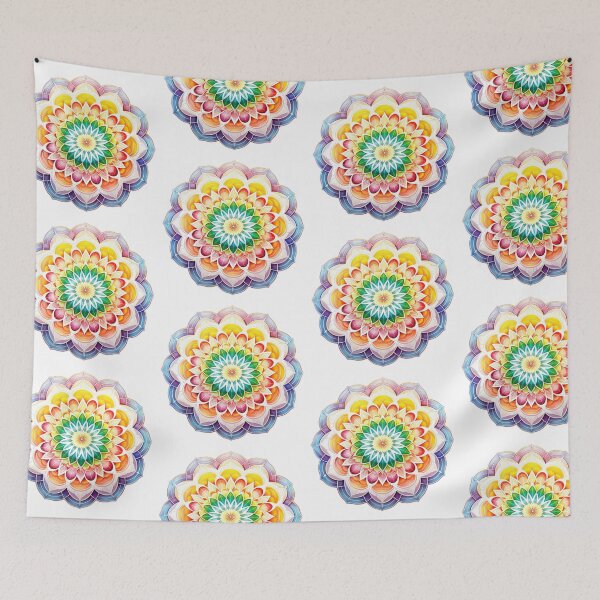 Item preview,  Mandala Symbol of the Seasons , a sticker for meditation on any surface  designed and sold by MartynGrey.