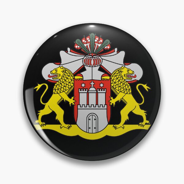Item preview, Hamburg Coat of Arms designed and sold by Hoorahville.