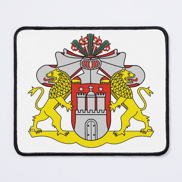Item preview, Hamburg Coat of Arms designed and sold by Hoorahville.