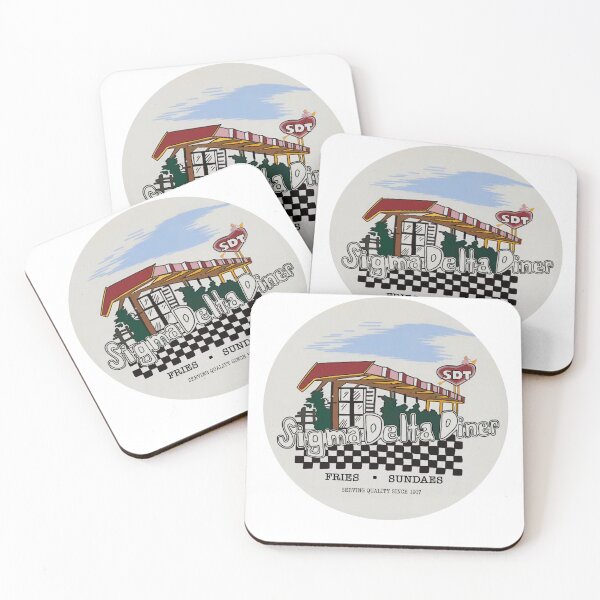 Item preview, Sigma Delta Diner sticker designed and sold by spsmith0328.