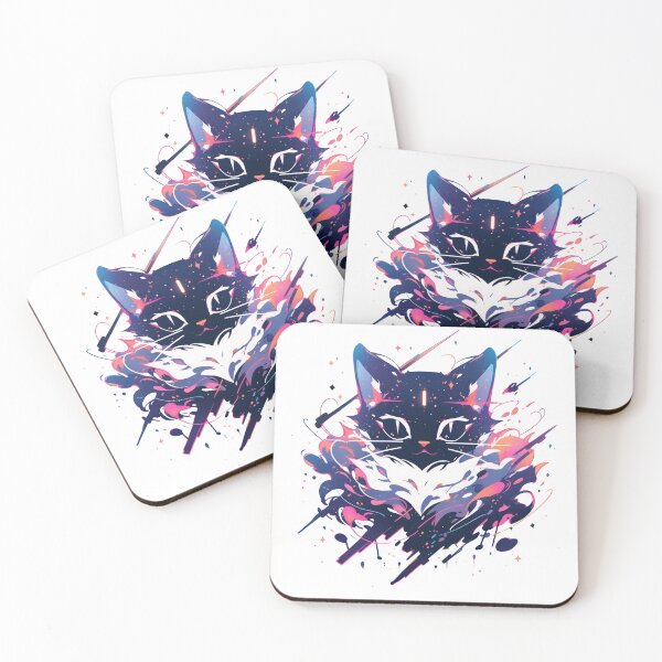 Item preview, Stellar Whiskers: Galaxy Cat Majesty designed and sold by KaleidoKiosk.