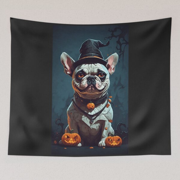 Item preview, Halloween horror, french bulldog designed and sold by DBPauwels.