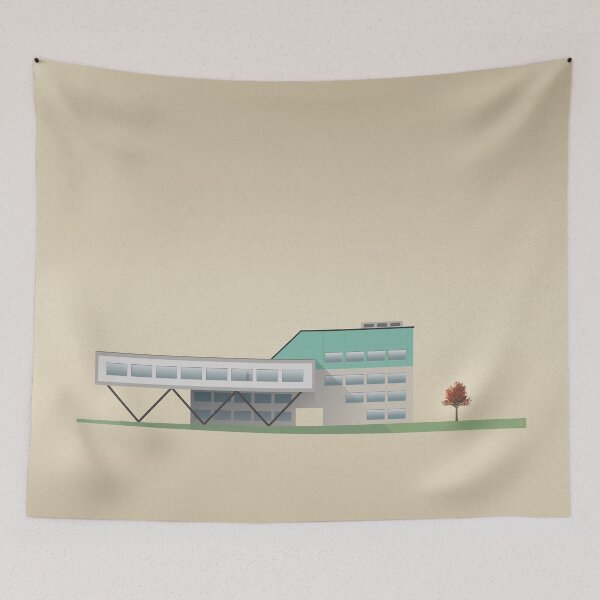 Item preview, Architecture poster – commercial building 9010 designed and sold by knappidesign.
