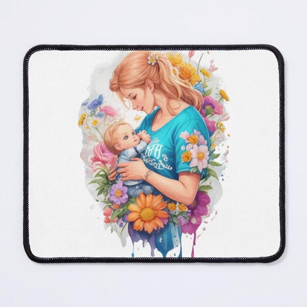 Item preview, clipart of cute mother's love. designed and sold by Vegasstickers.