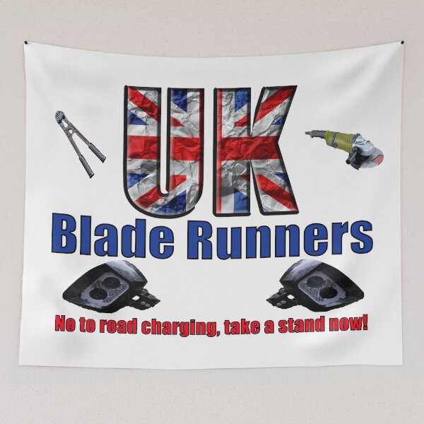 Item preview, UK Blade runners, take a stand now (Transparent background) designed and sold by PicsByTony.