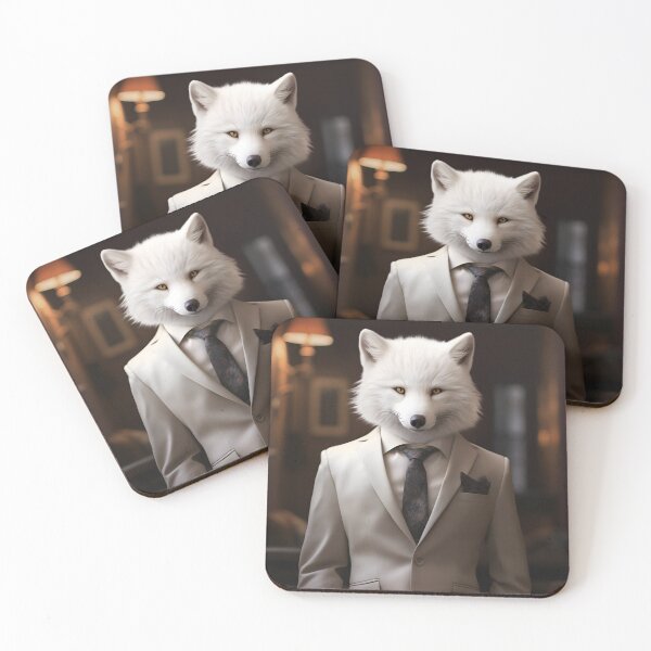 Item preview, Arctic fox being classy (Arctic fox wearing a suit) designed and sold by 47T-Shirts.