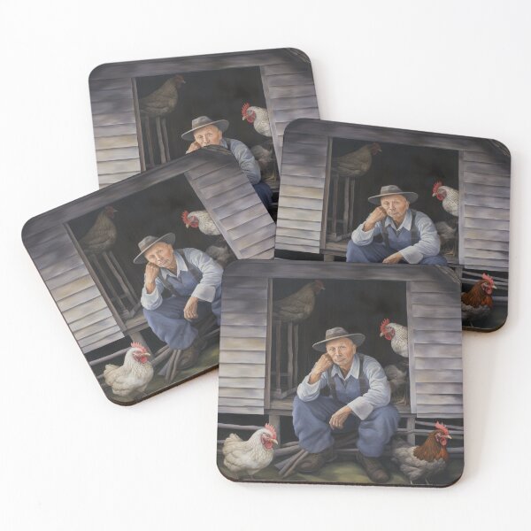 Item preview, Chicken Man at Rest in Henhouse designed and sold by YoPedro.
