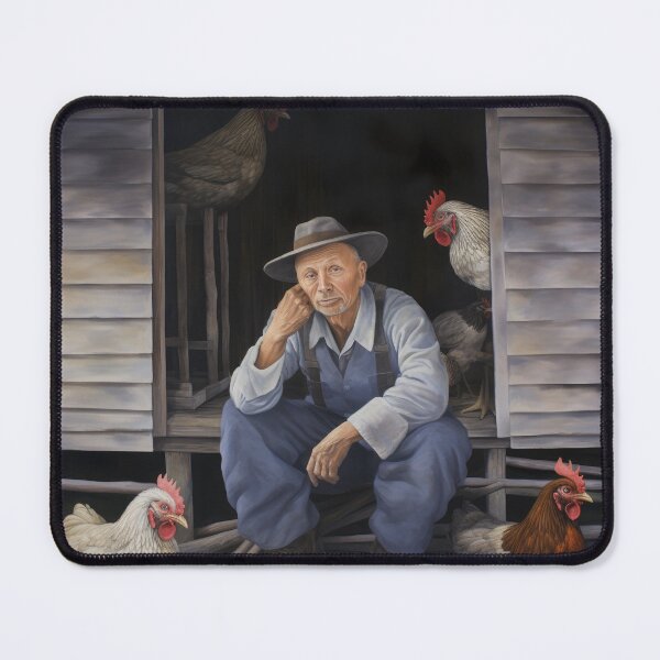 Item preview, Chicken Man at Rest in Henhouse designed and sold by YoPedro.