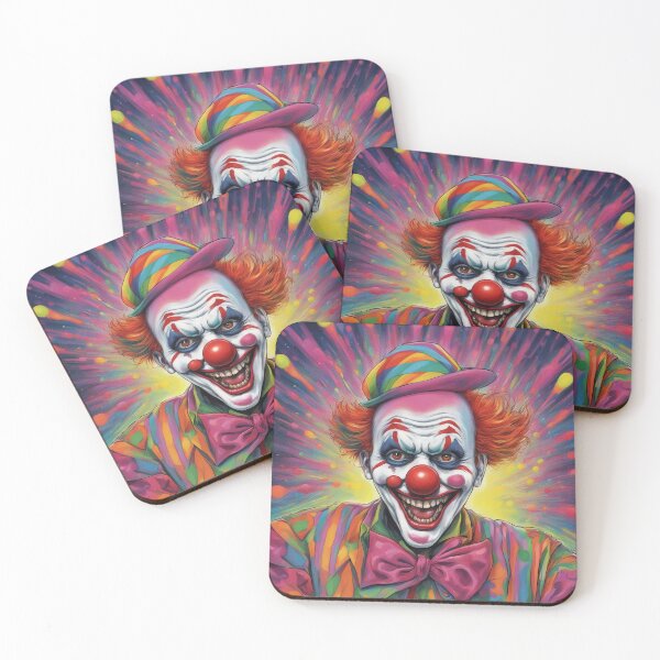 Item preview, Kaleidoscopic Clown: A Vivid Journey into Artistic Psychedelia designed and sold by The-Library.