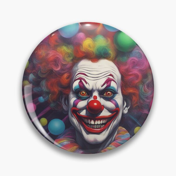 Item preview, Dark Psychedelia: The Sinister Clown's Mystifying Gaze designed and sold by The-Library.